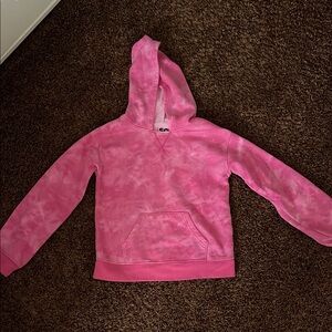 Pink Tie-Dye Kids Hoodie